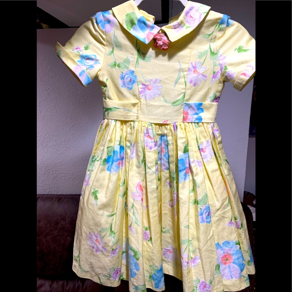 ZOE LTD Beautiful Yellow Dress Size5